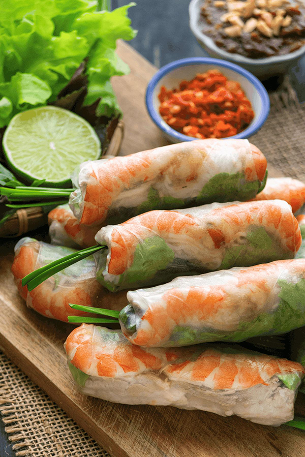 GoiCuon(Fresh Spring Rolls) vietnamesefood vietnameseculinary vietnam