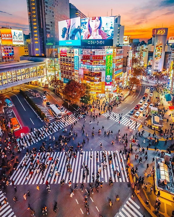 shibuya crossing tokyo japan destination