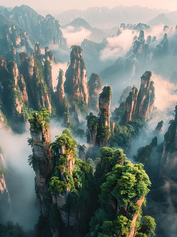 zhangjiajie national park china unesco travel