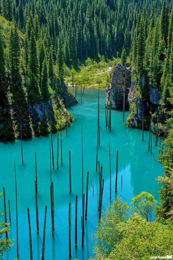 LakeKaindy kazakhstan destination travelideas